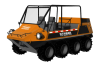 中小型水陸兩棲救援車(chē)（8×8，64KW，原地轉(zhuǎn)向）